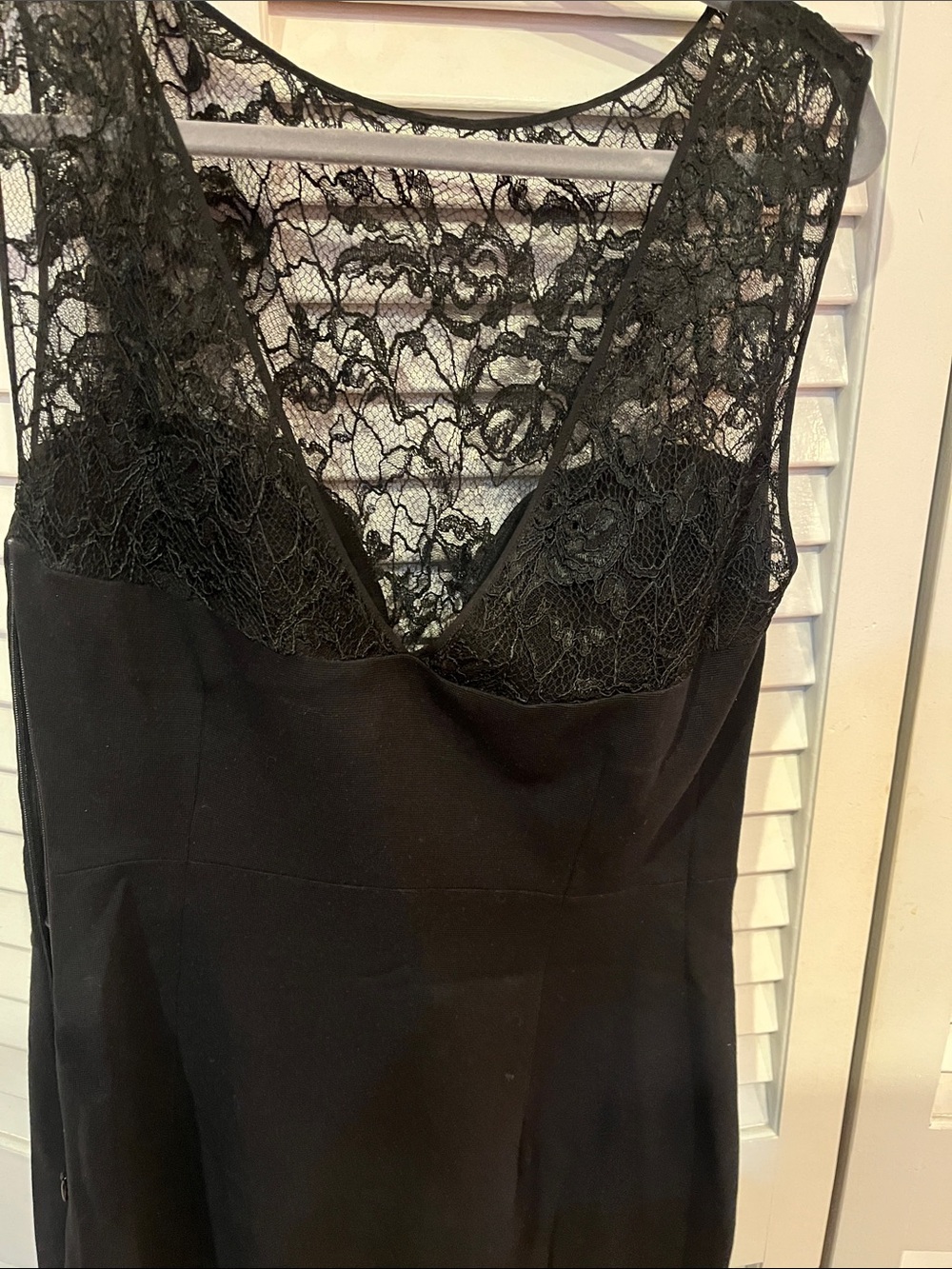 Emilio Pucci Black Lace-Trim Slip